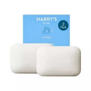 Harry’s Bar Soap for Men, Stone Scent, 4 oz. Soap Bar, 2 Pack